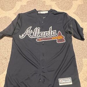 Ronald Acuna Jr. Atlanta Braves Majestic Cool Base Jersey Size Small